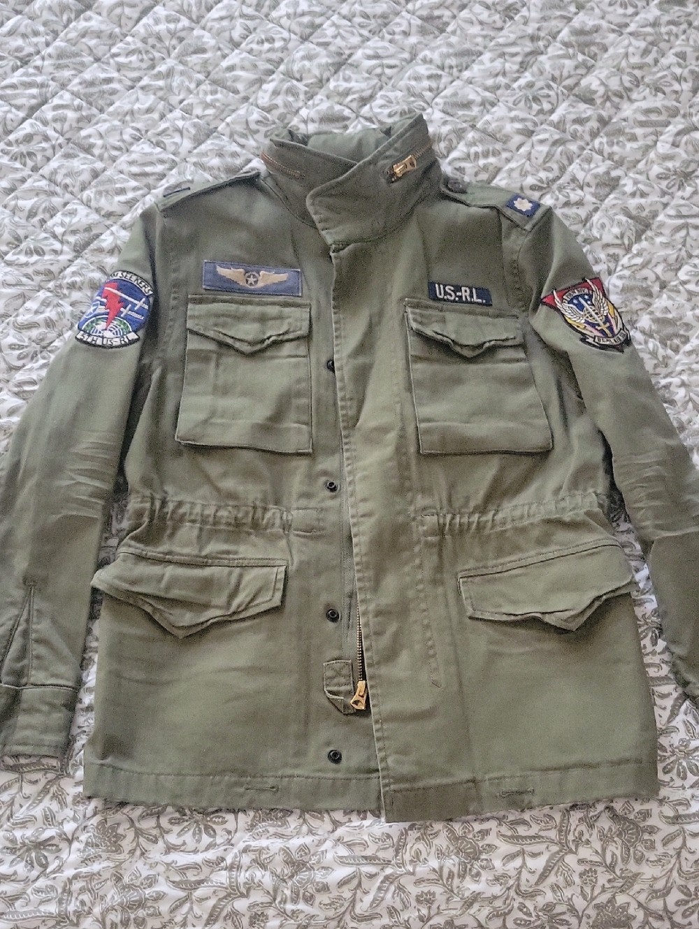 Ralph Lauren Polo Denim & Supply Olive Green Utility Jacket